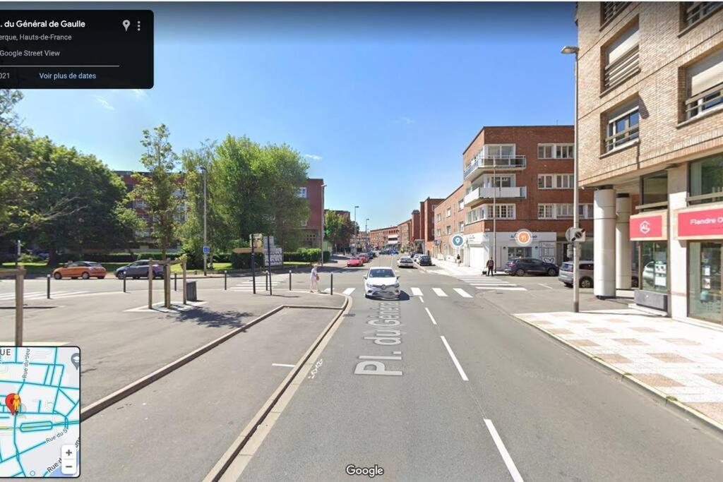 Grande Chambre Dans Loft A Deux Pas De La Plage Dunkirk Esterno foto